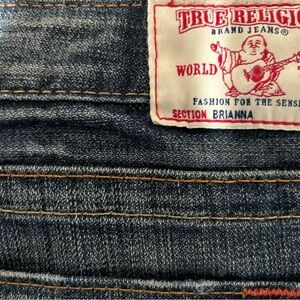 TRUE RELIGION Brianna Distressed Relaxed Jeans